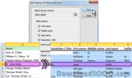 Split Names for Microsoft Excel screenshot